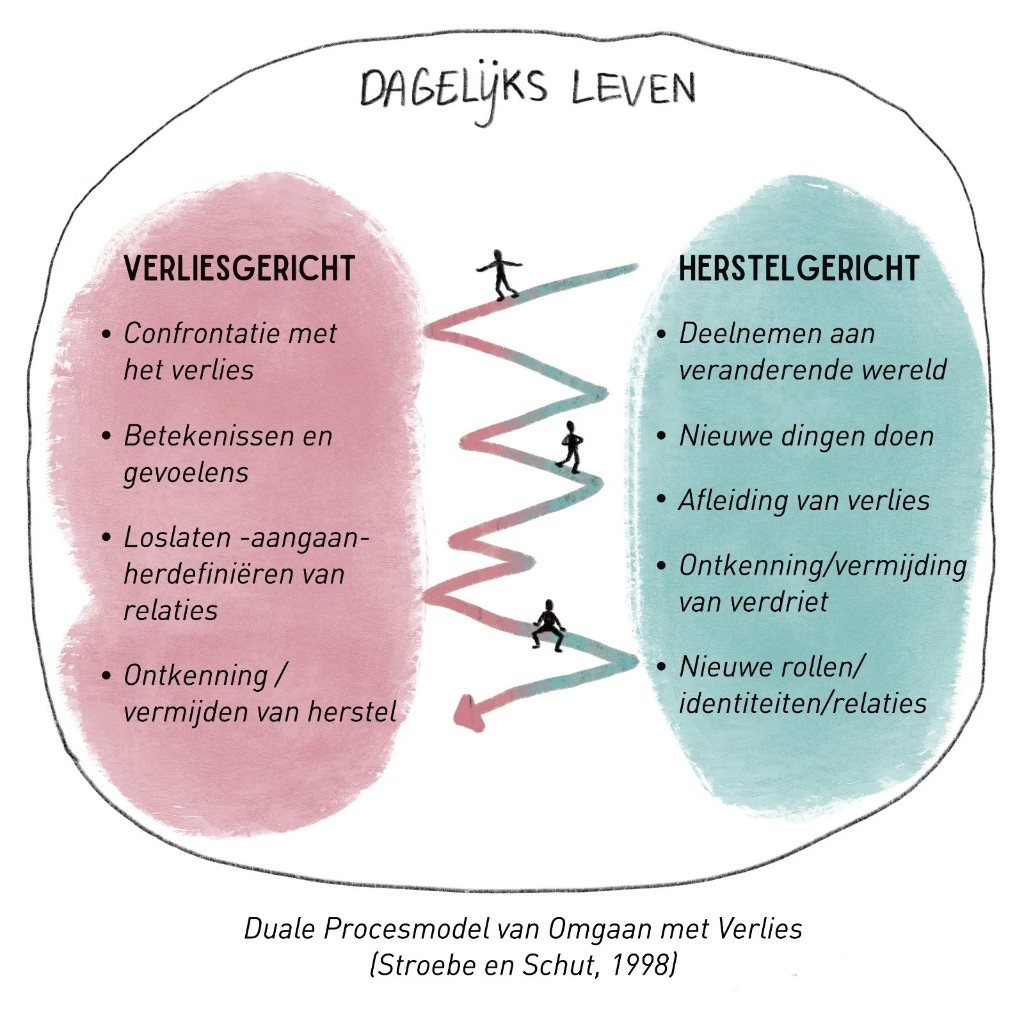 Duale Procesmodel van Omgaan met Verlies (Stroebe en Schut, 1998) - Verliesgericht en Herstelgericht